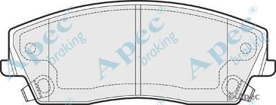 APEC BRAKING pad1489 -  Комплект тормозных колодок, дисковый тормоз